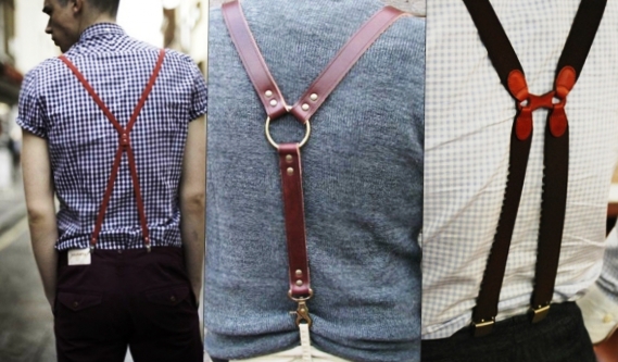 Мужские помочи для брюк: как носить подтяжки